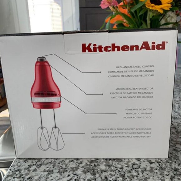 KitchenAid 5 Speed Hand mixer-Red - Picture 2 of 2